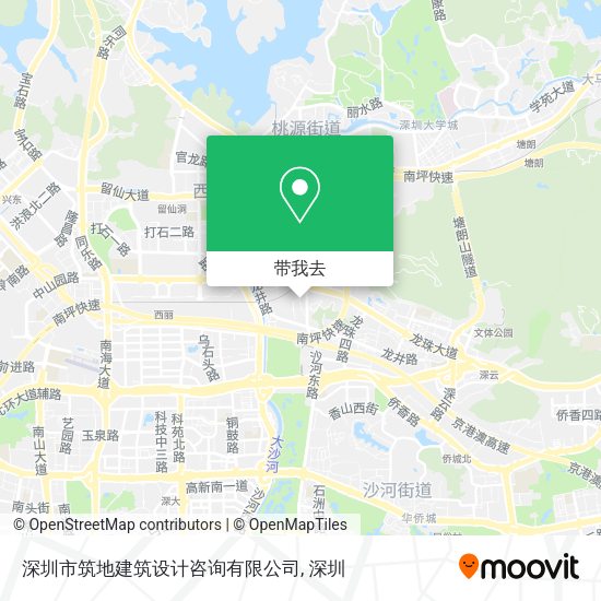 深圳市筑地建筑设计咨询有限公司地图