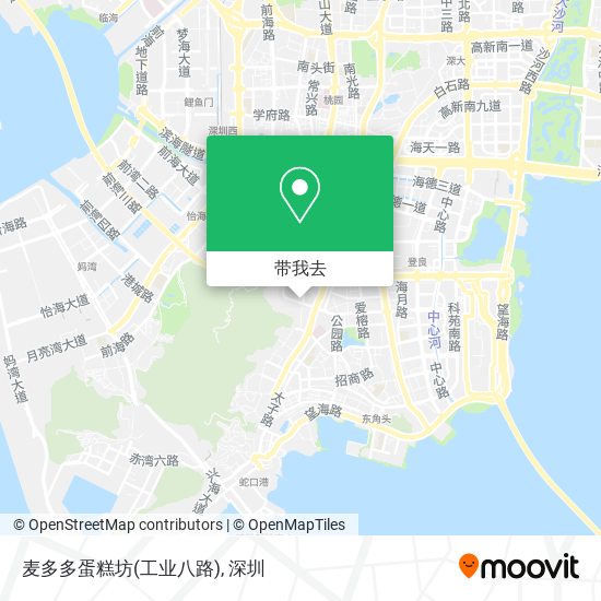 麦多多蛋糕坊(工业八路)地图