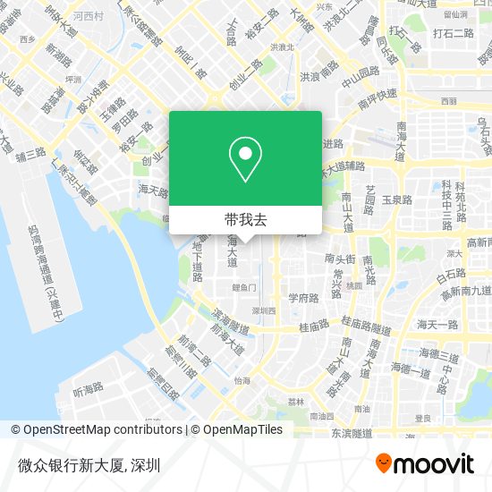 微众银行新大厦地图