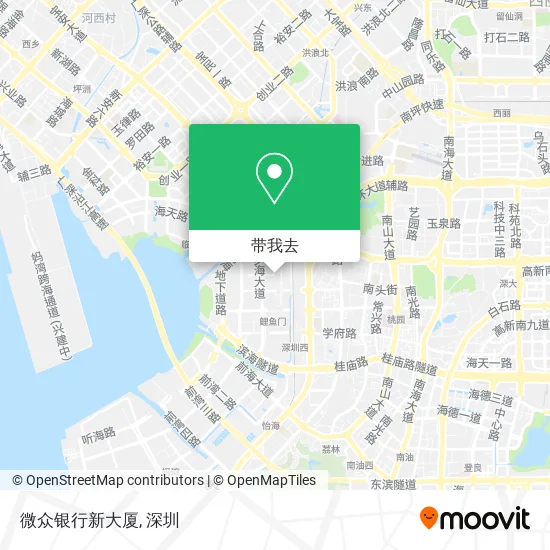 微众银行新大厦地图