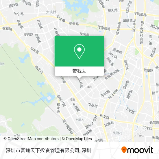 深圳市富通天下投资管理有限公司地图