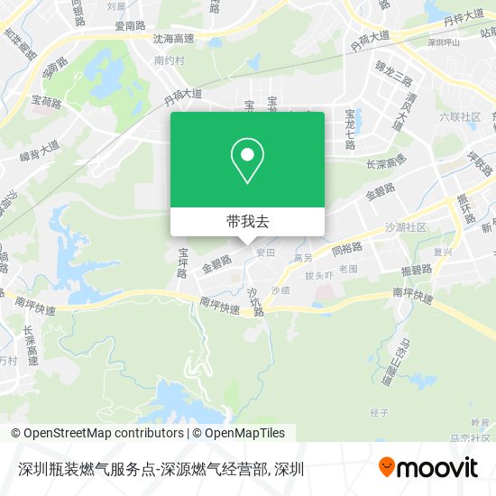 深圳瓶装燃气服务点-深源燃气经营部地图