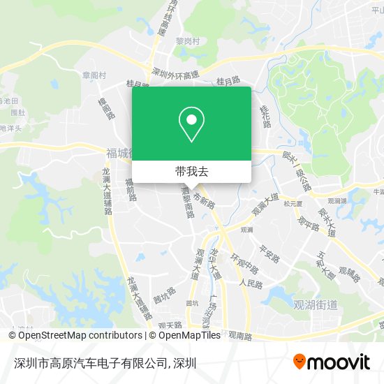 深圳市高原汽车电子有限公司地图