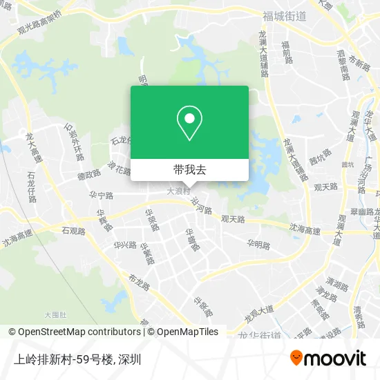 上岭排新村-59号楼地图