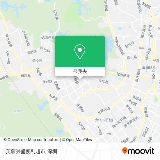 芙蓉兴盛便利超市地图