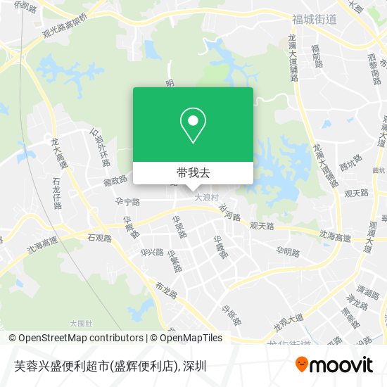 芙蓉兴盛便利超市(盛辉便利店)地图