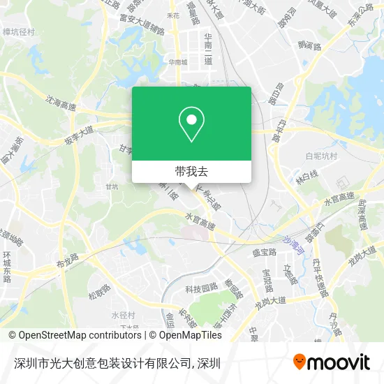 深圳市光大创意包装设计有限公司地图