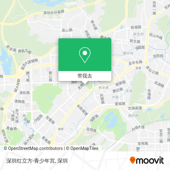 深圳红立方-青少年宫地图