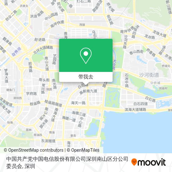 中国共产党中国电信股份有限公司深圳南山区分公司委员会地图