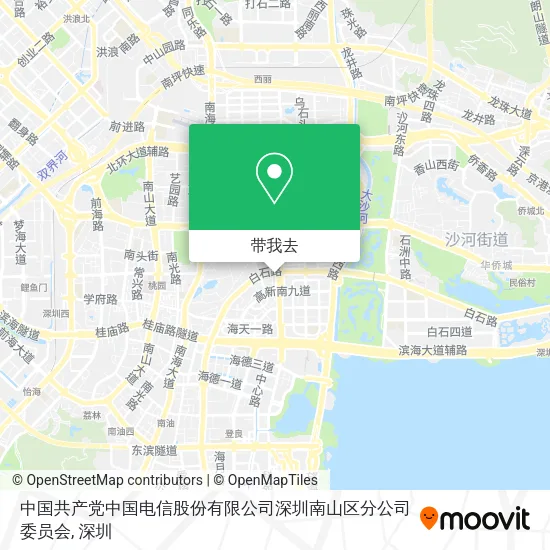中国共产党中国电信股份有限公司深圳南山区分公司委员会地图