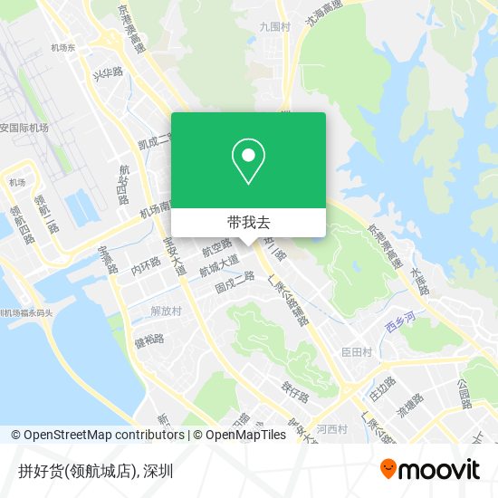 拼好货(领航城店)地图