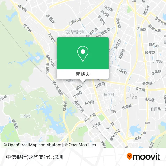 中信银行(龙华支行)地图