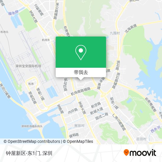 钟屋新区-东1门地图