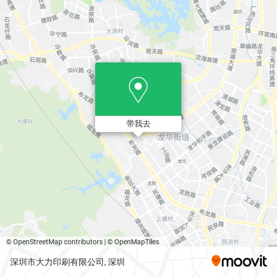 深圳市大力印刷有限公司地图