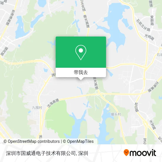 深圳市国威通电子技术有限公司地图