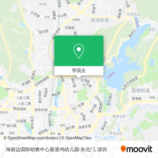 海丽达国际幼教中心新港鸿幼儿园-东北门地图