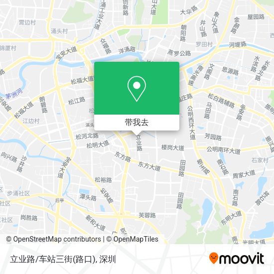 立业路/车站三街(路口)地图