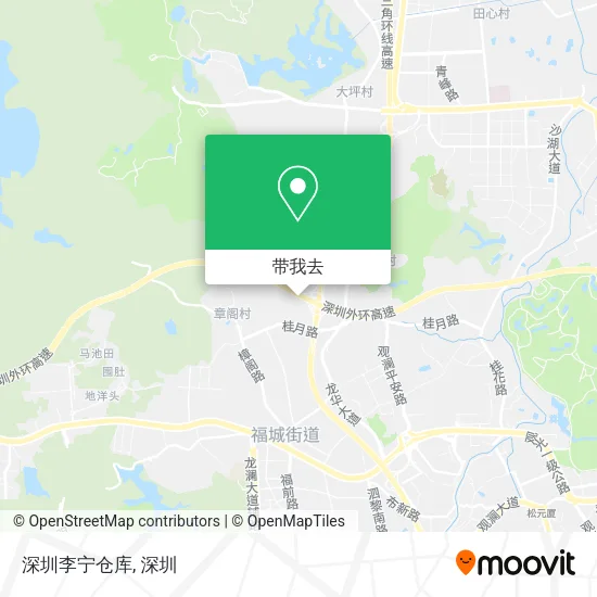 深圳李宁仓库地图