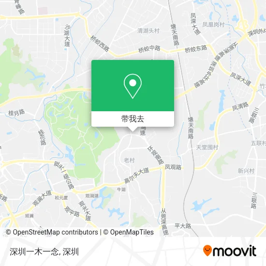 深圳一木一念地图