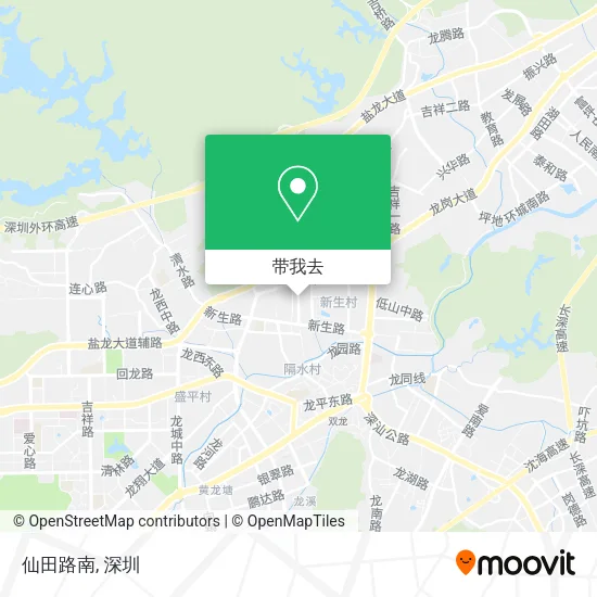仙田路南地图