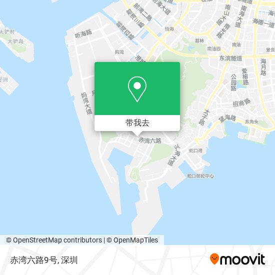 赤湾六路9号地图