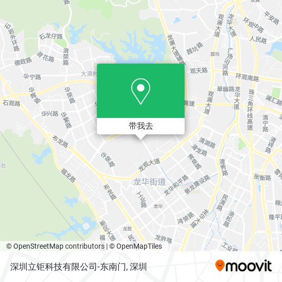 深圳立钜科技有限公司-东南门地图