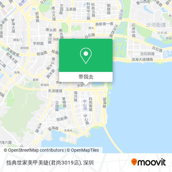 指典世家美甲美睫(君尚3019店)地图