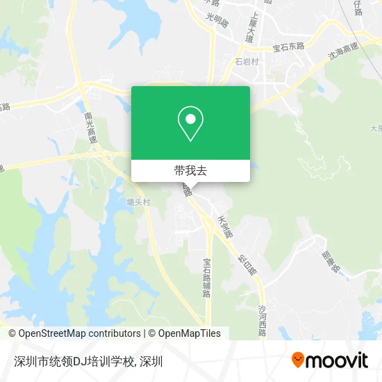 深圳市统领DJ培训学校地图