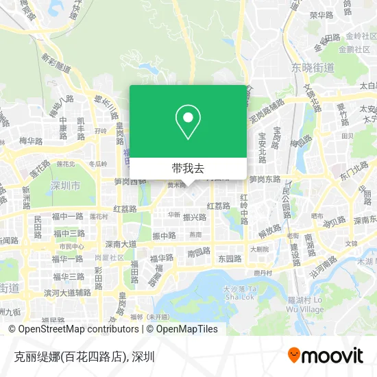 克丽缇娜(百花四路店)地图