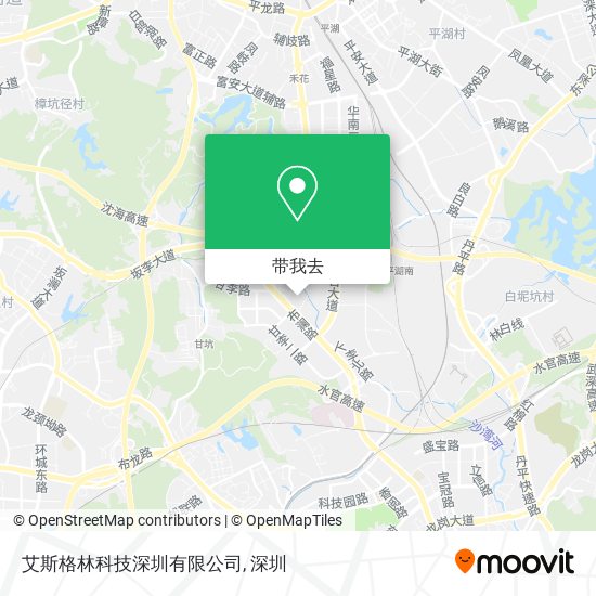 艾斯格林科技深圳有限公司地图