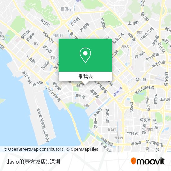 day off(壹方城店)地图