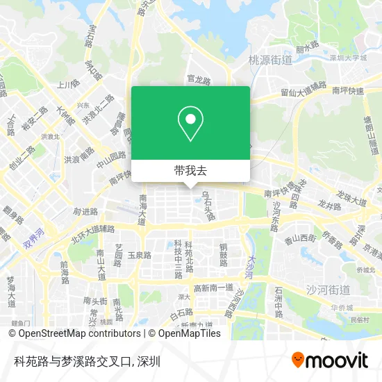 科苑路与梦溪路交叉口地图