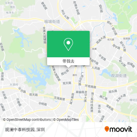 观澜中泰科技园地图
