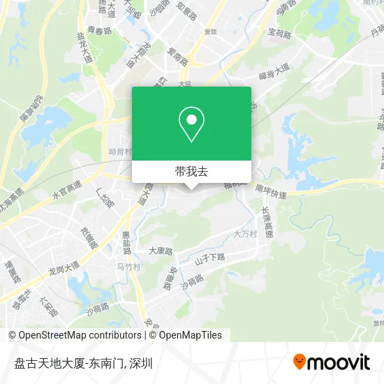 盘古天地大厦-东南门地图