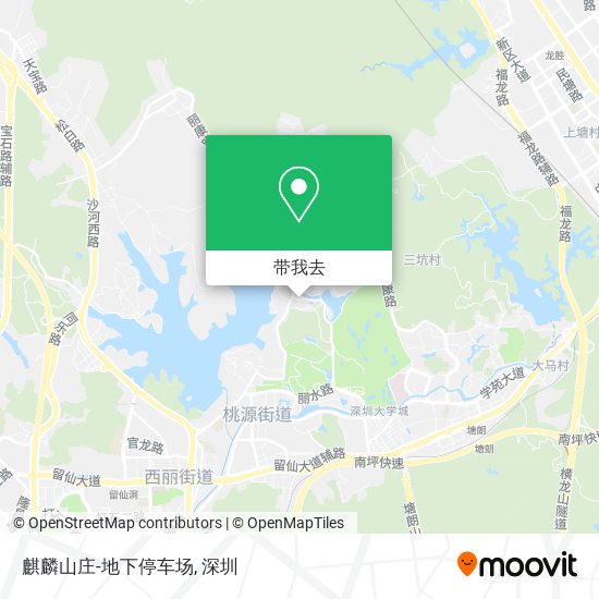 麒麟山庄-地下停车场地图