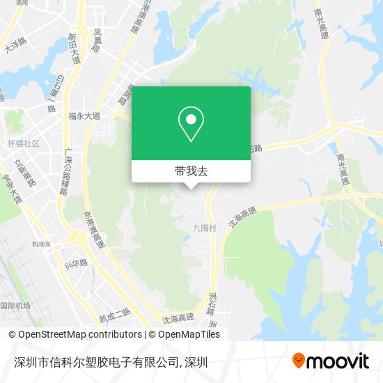 深圳市信科尔塑胶电子有限公司地图