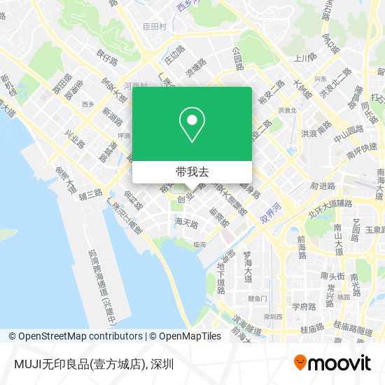 MUJI无印良品(壹方城店)地图