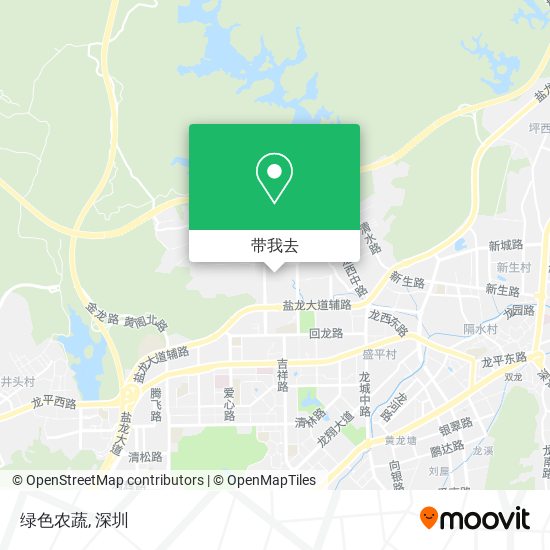 绿色农蔬地图