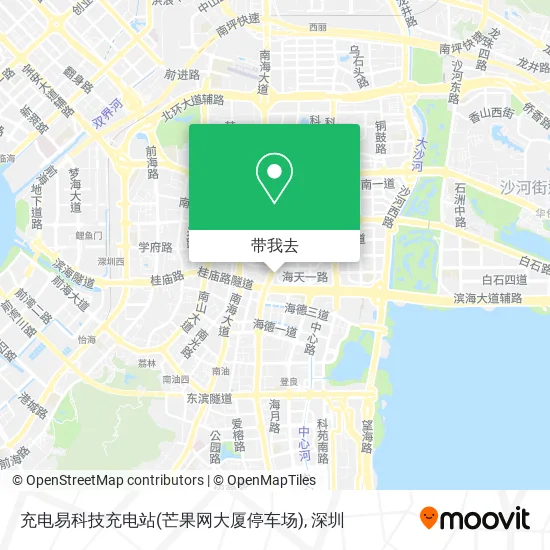 充电易科技充电站(芒果网大厦停车场)地图