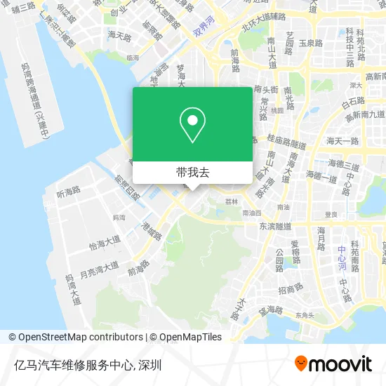 亿马汽车维修服务中心地图