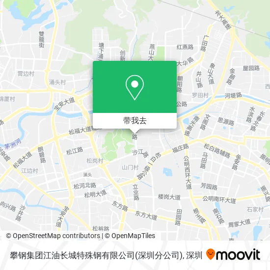 攀钢集团江油长城特殊钢有限公司(深圳分公司)地图