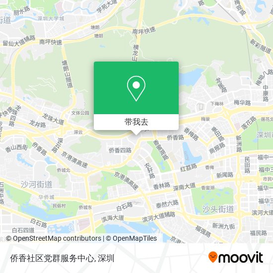侨香社区党群服务中心地图