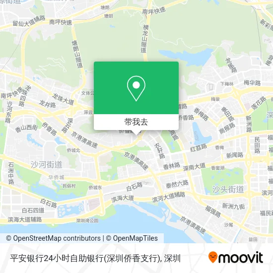 平安银行24小时自助银行(深圳侨香支行)地图