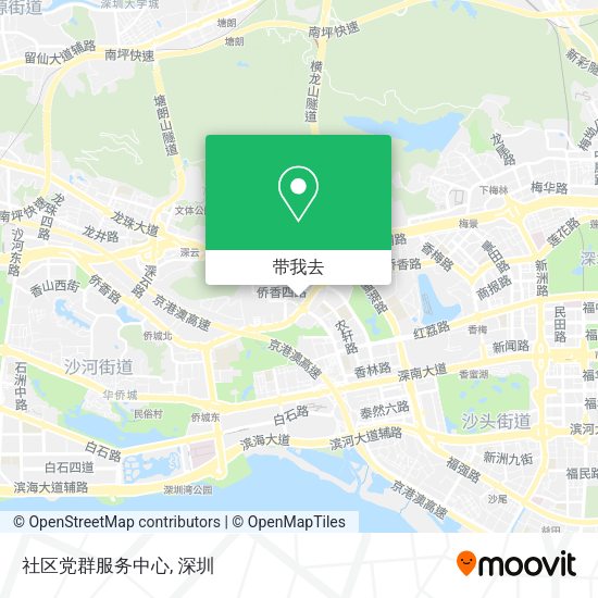 社区党群服务中心地图