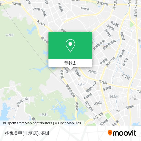 指悦美甲(上塘店)地图
