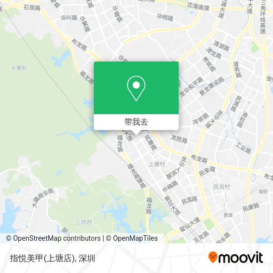 指悦美甲(上塘店)地图