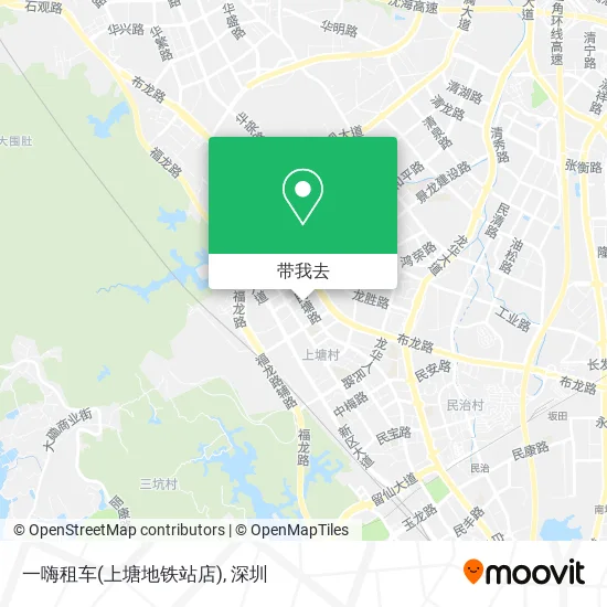 一嗨租车(上塘地铁站店)地图