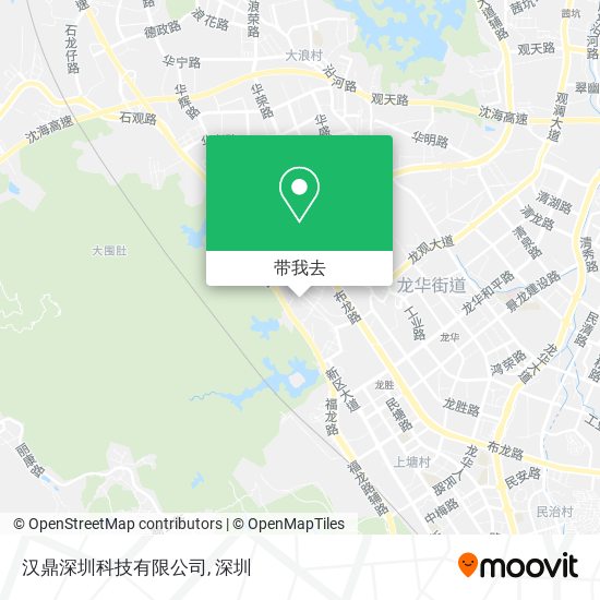 汉鼎深圳科技有限公司地图