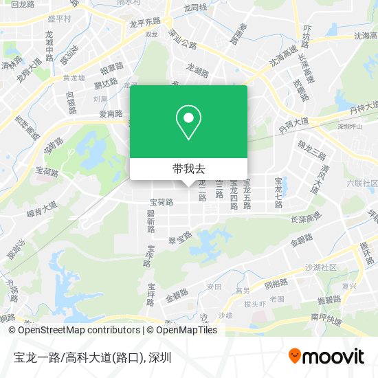 宝龙一路/高科大道(路口)地图