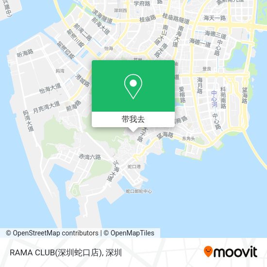 RAMA CLUB(深圳蛇口店)地图